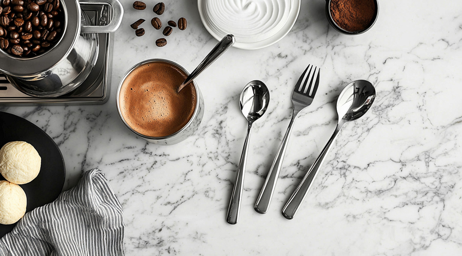 gold flatware IKEA
